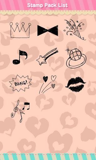 Stamp Pack: Casual*Black - Image screenshot of android app