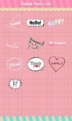 Stamp Pack: Message - Image screenshot of android app