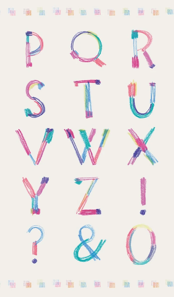 Stamp Pack: Crayon ABCs - عکس برنامه موبایلی اندروید