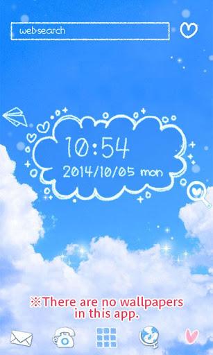 Cute Clock Widget ۲ - عکس برنامه موبایلی اندروید