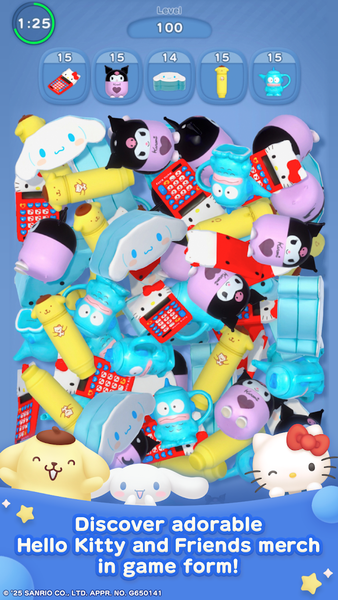 Hello Kitty Merch Match - Gameplay image of android game