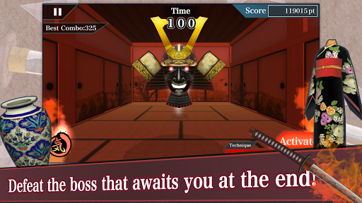 Samurai Sword - Gameplay image of android game