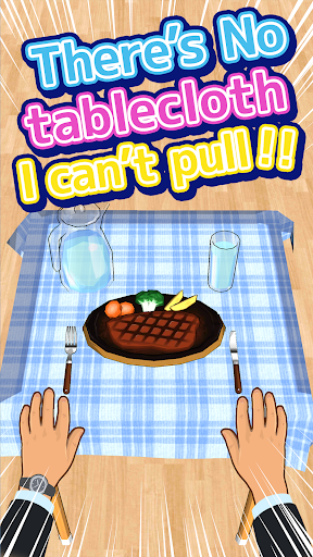 Pull a Tablecloth!! - Gameplay image of android game