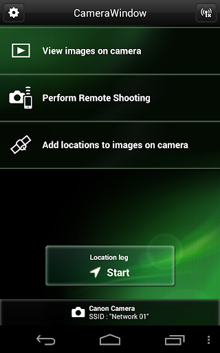 Canon CameraWindow - عکس برنامه موبایلی اندروید