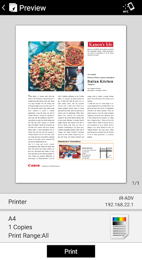 Canon PRINT Business - Image screenshot of android app
