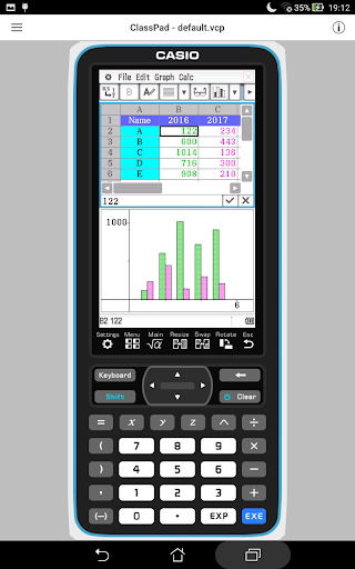 CASIO ClassPad - عکس برنامه موبایلی اندروید