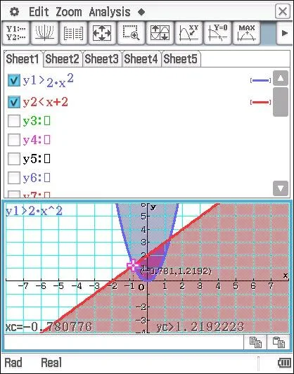 CASIO fx-CG۵۰۰ - عکس برنامه موبایلی اندروید