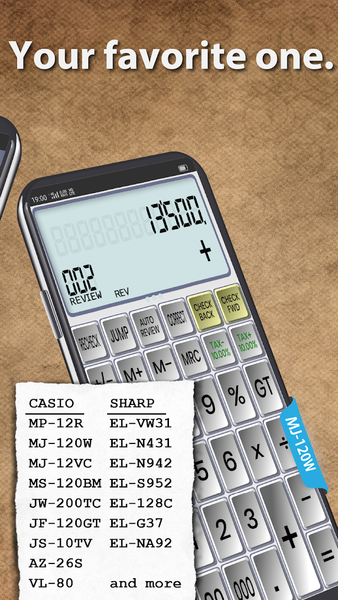 CASIO Style Multi Calculator - Image screenshot of android app