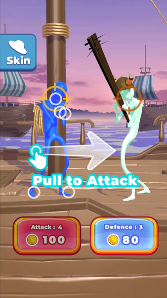Gum Gum Battle - Gameplay image of android game