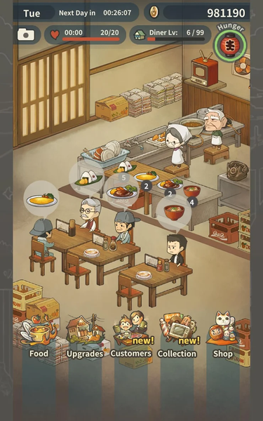 Hungry Hearts Diner: Memories - Image screenshot of android app