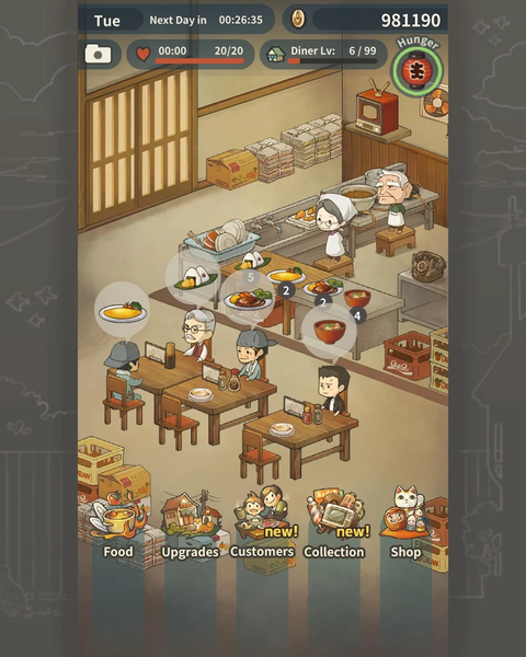 Hungry Hearts Diner: Memories - Image screenshot of android app