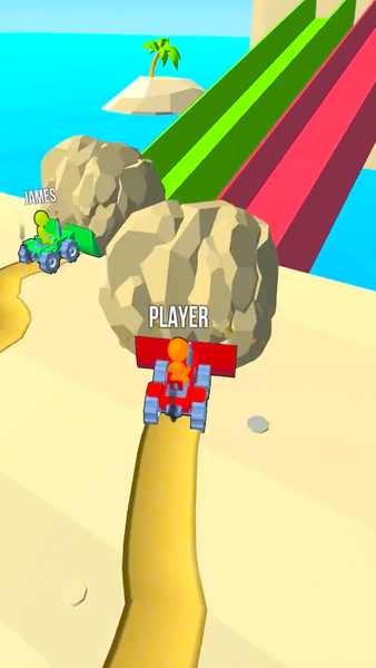 Bulldozer Race - Gameplay image of android game