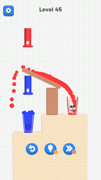 Water Glass Block - عکس بازی موبایلی اندروید