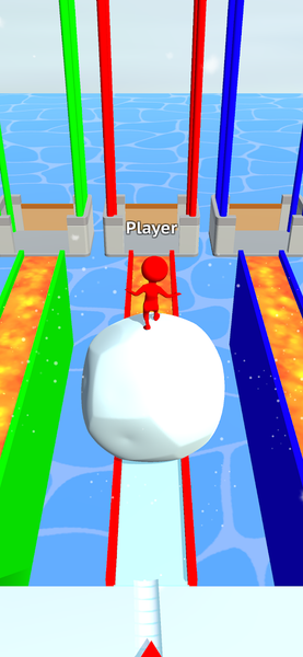 Snow Race! - Image screenshot of android app
