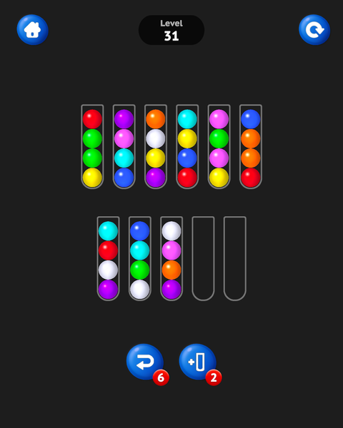 Ball Sort - Color Match Puzzle - Gameplay image of android game