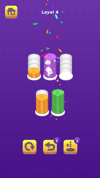 Color Coin Puzzle - عکس بازی موبایلی اندروید