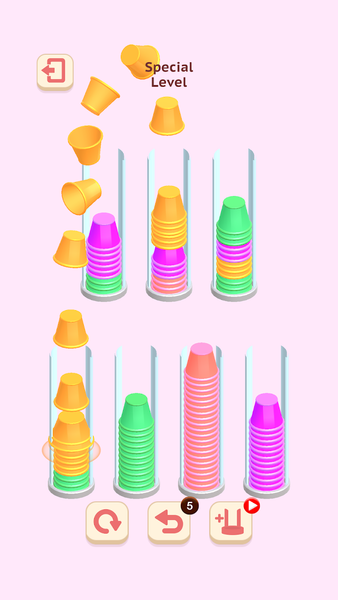 Cup Puzzle Master - عکس بازی موبایلی اندروید