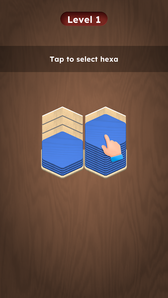 Wood Hexa Sort - Color Match - عکس بازی موبایلی اندروید