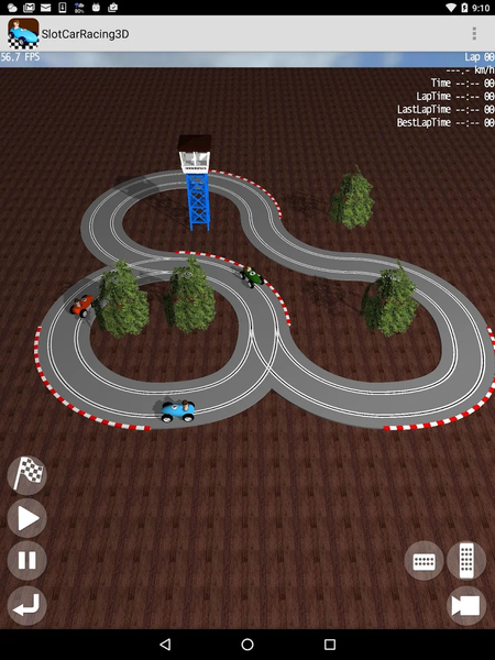 Slot Car Racing ۳D - عکس بازی موبایلی اندروید