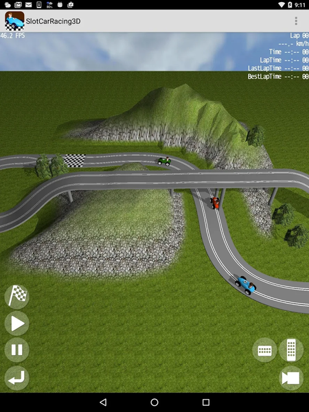 Slot Car Racing ۳D - عکس بازی موبایلی اندروید