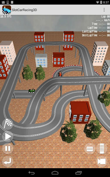 Slot Car Racing ۳D - عکس بازی موبایلی اندروید