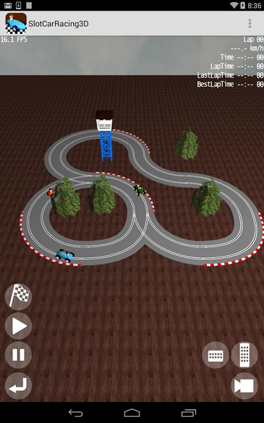 Slot Car Racing ۳D - عکس بازی موبایلی اندروید