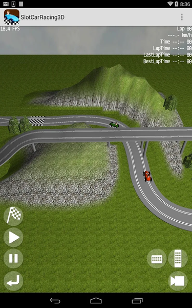 Slot Car Racing ۳D - عکس بازی موبایلی اندروید