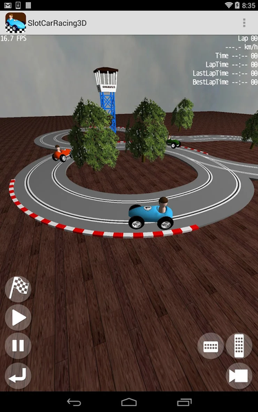 Slot Car Racing ۳D - عکس بازی موبایلی اندروید