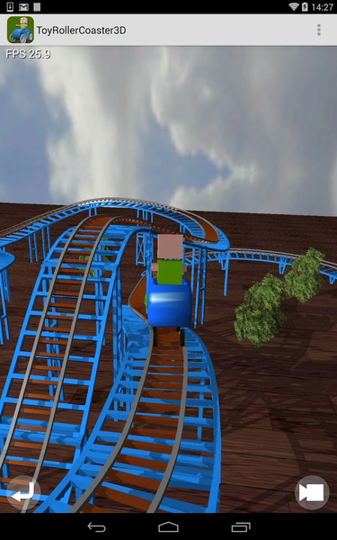 Toy RollerCoaster ۳D - عکس بازی موبایلی اندروید