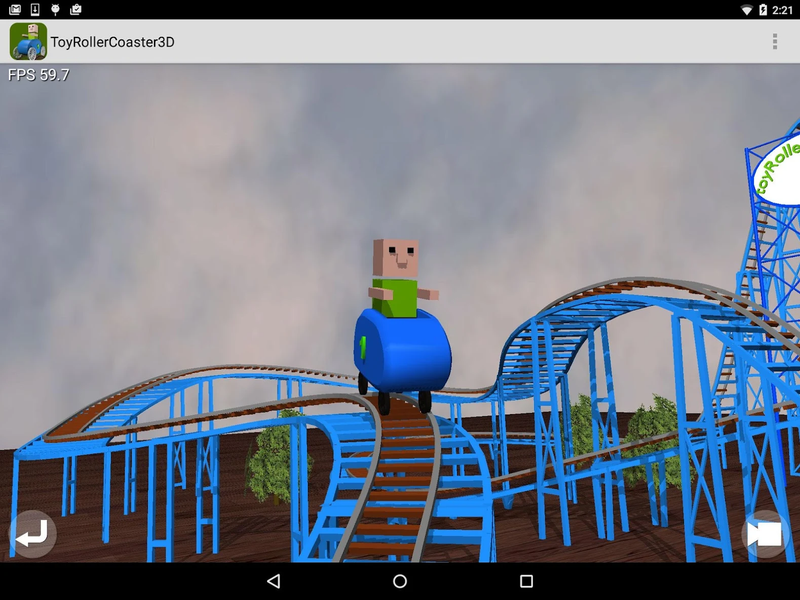 Toy RollerCoaster ۳D - عکس بازی موبایلی اندروید