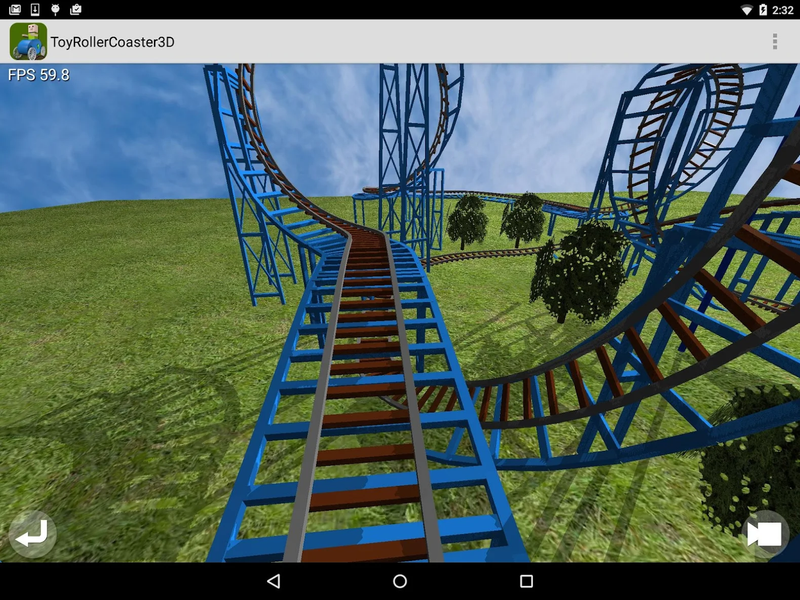 Toy RollerCoaster ۳D - عکس بازی موبایلی اندروید