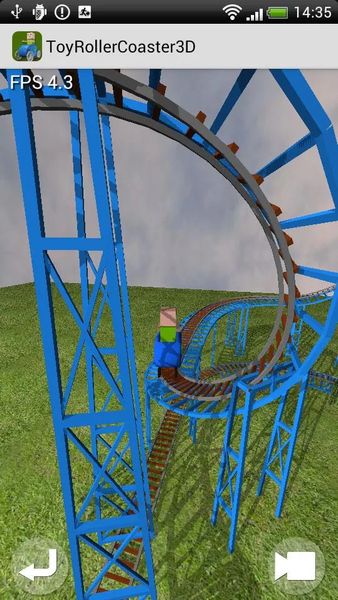 Toy RollerCoaster ۳D - عکس بازی موبایلی اندروید