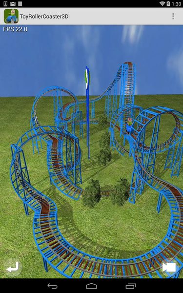 Toy RollerCoaster ۳D - عکس بازی موبایلی اندروید