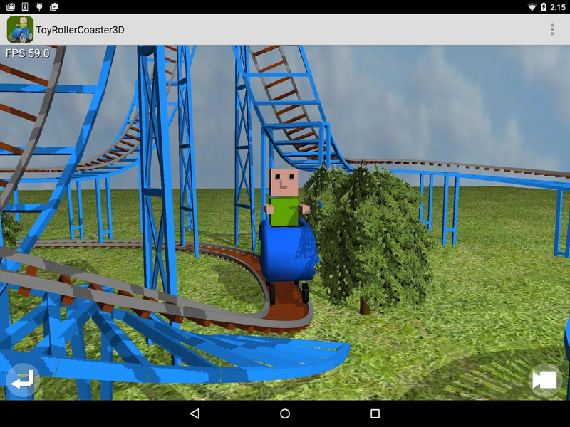 Toy RollerCoaster ۳D - عکس بازی موبایلی اندروید