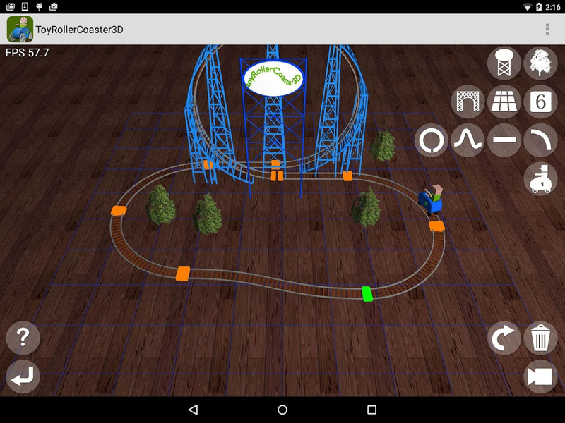 Toy RollerCoaster ۳D - عکس بازی موبایلی اندروید