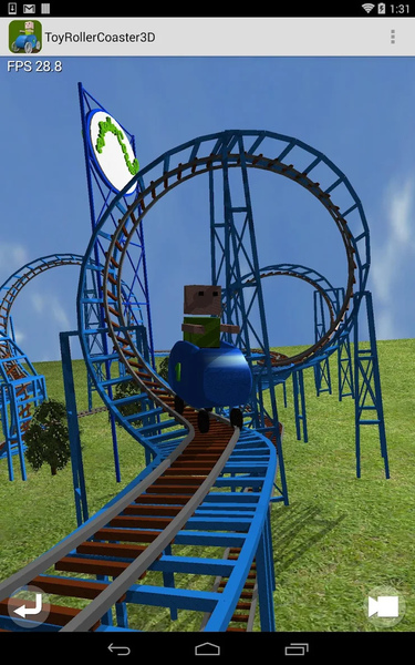 Toy RollerCoaster ۳D - عکس بازی موبایلی اندروید