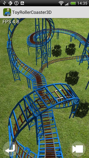 Toy RollerCoaster 3D - عکس بازی موبایلی اندروید