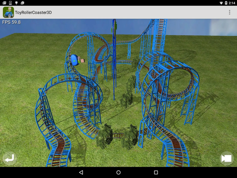 Toy RollerCoaster ۳D - عکس بازی موبایلی اندروید