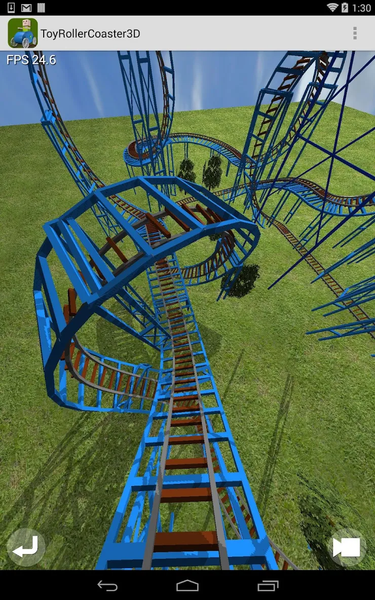 Toy RollerCoaster ۳D - عکس بازی موبایلی اندروید