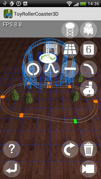 Toy RollerCoaster ۳D - عکس بازی موبایلی اندروید