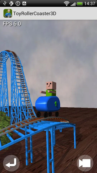 Toy RollerCoaster ۳D - عکس بازی موبایلی اندروید