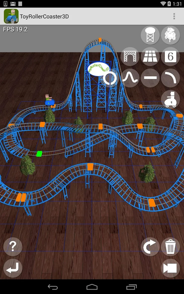 Toy RollerCoaster ۳D - عکس بازی موبایلی اندروید