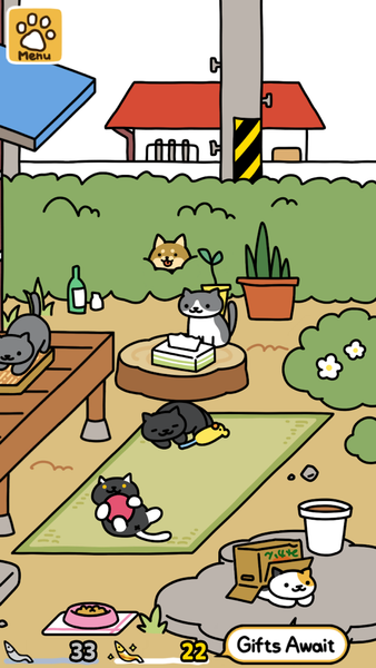 Neko Atsume 2: Kitty Collector - Gameplay image of android game