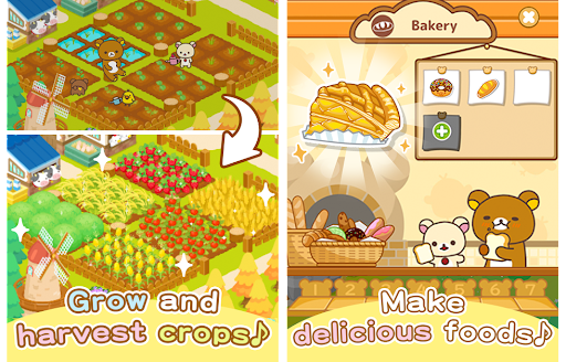 Rilakkuma Farm Games - عکس بازی موبایلی اندروید