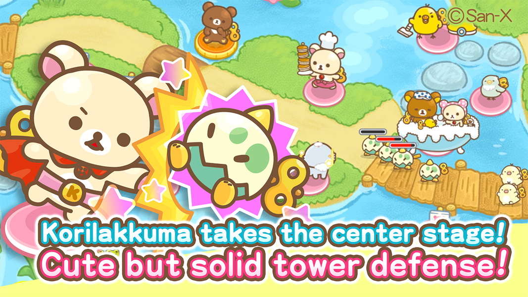 Korilakkuma Tower Defense TD - عکس بازی موبایلی اندروید