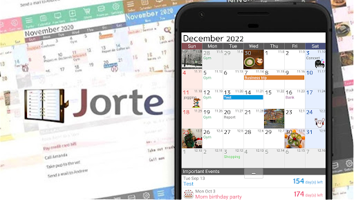 Jorte Calendar & Organizer - عکس برنامه موبایلی اندروید