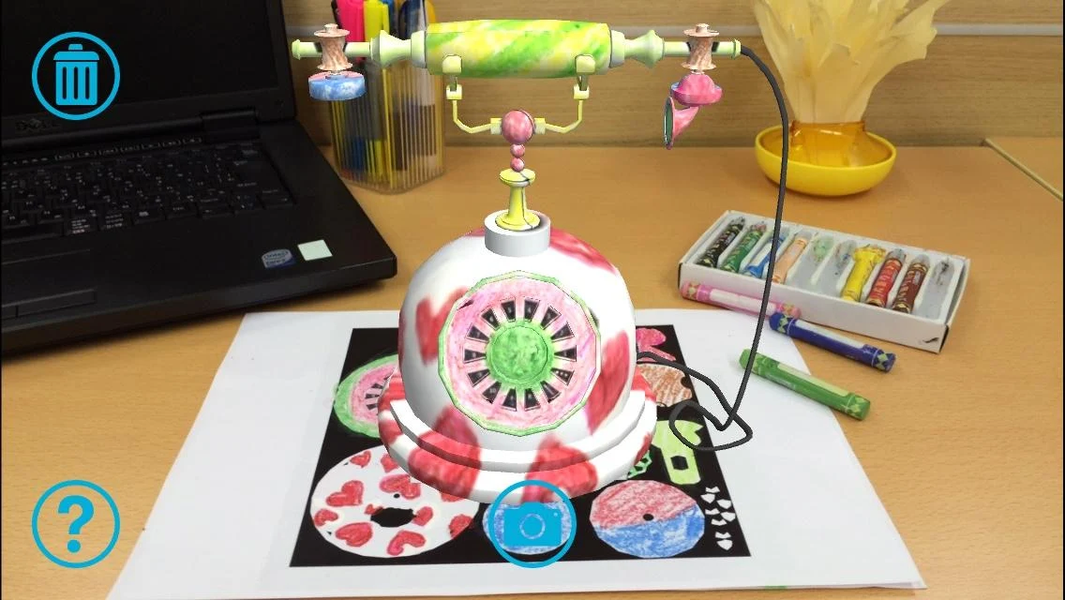 daub – ۳D coloring AR App - عکس برنامه موبایلی اندروید