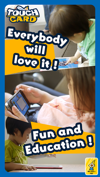 TouchCard - Fun games for kids - Image screenshot of android app