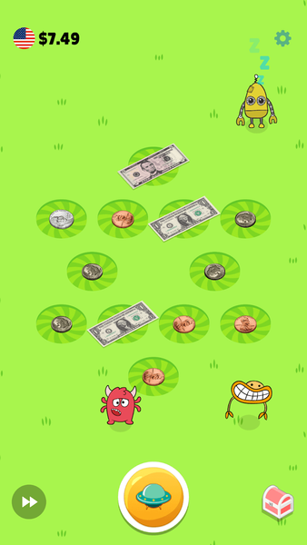 Money Aliens - Gameplay image of android game