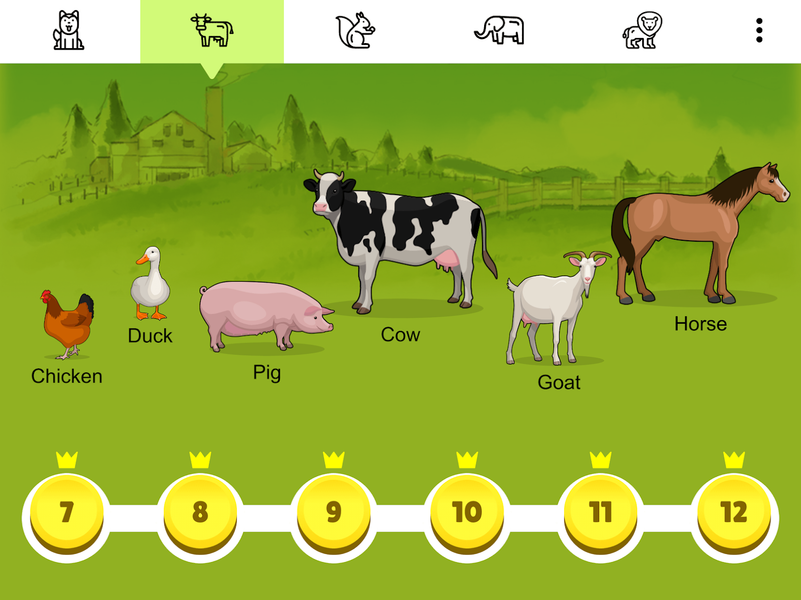 Animal Card Matching - عکس بازی موبایلی اندروید